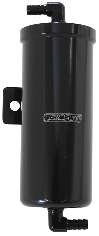 Universal Overflow Tank Black Finsh Compact Design AF77-1029BLK - Aeroflow