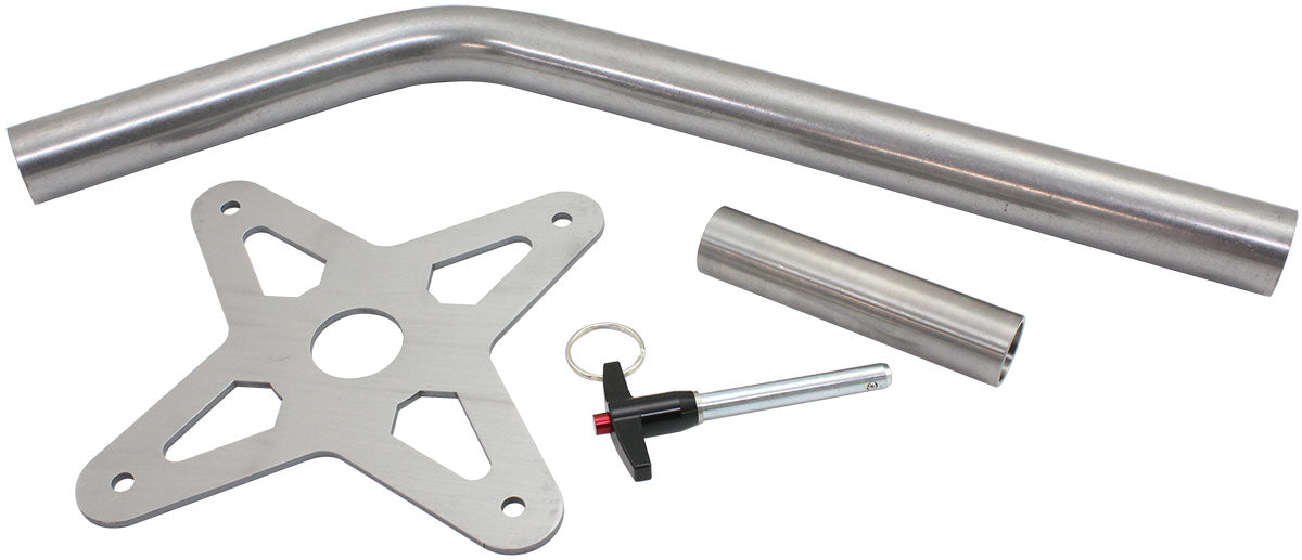 Universal Chute Pack Mount Kit Weld In Removable AF80-3451 - Aeroflow