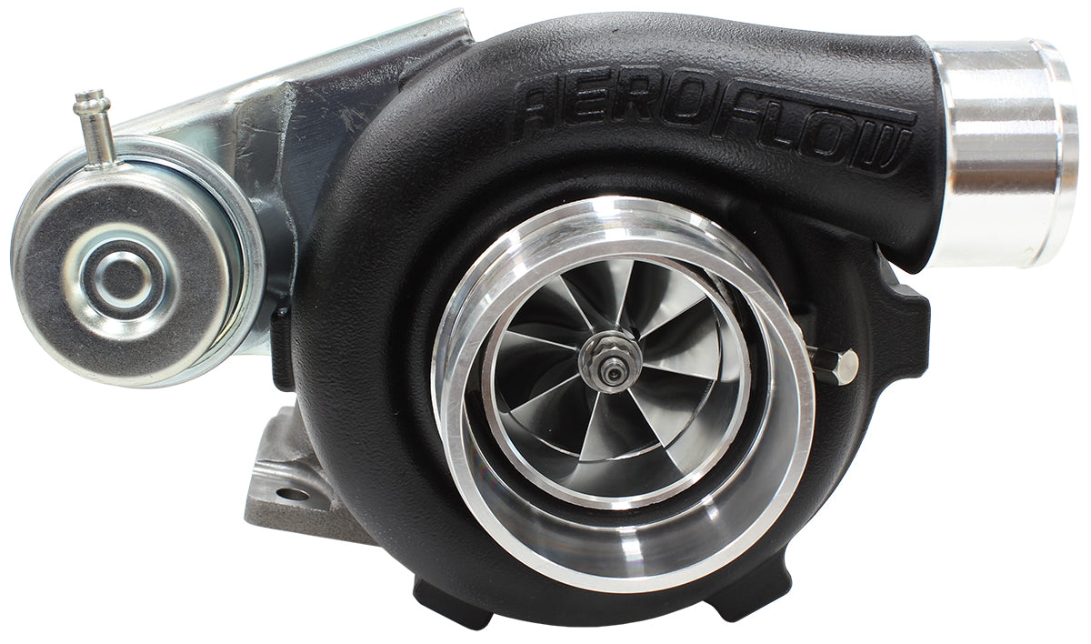Boosted 5447.64 T28 Flange 5 Bolt Outlet GTX2871 Black AF8005-2005BLK - Aeroflow