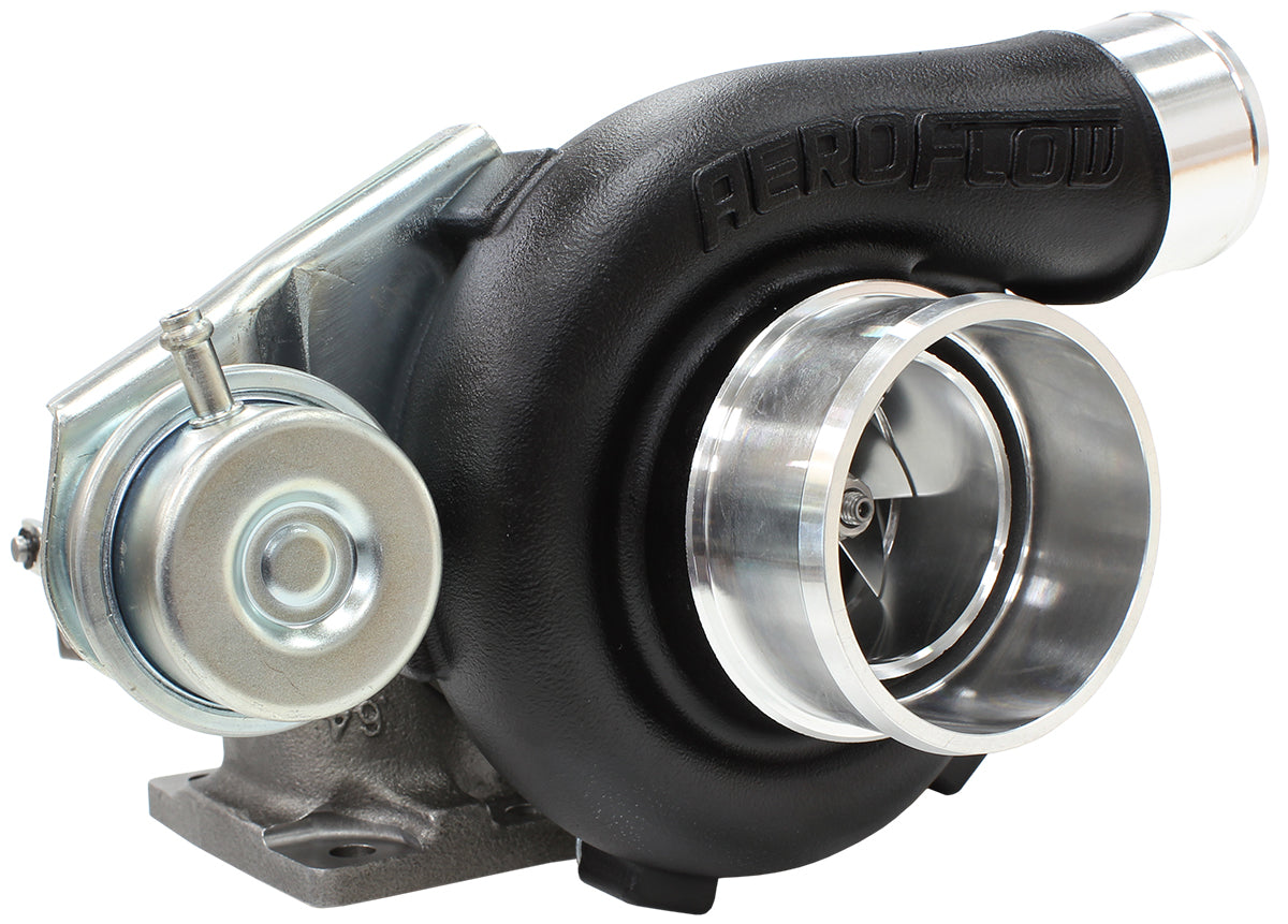 Boosted 5447.64 T28 Flange 5 Bolt Outlet GTX2871 Black AF8005-2005BLK - Aeroflow