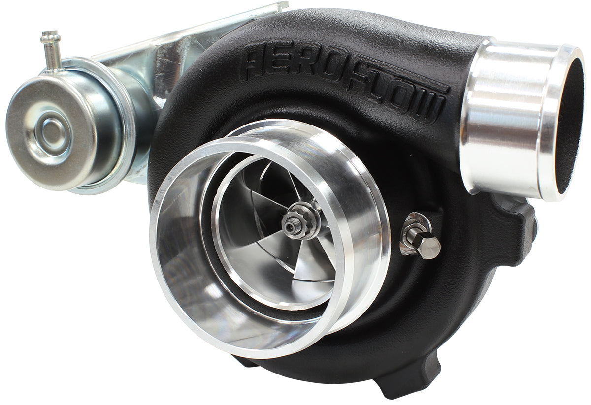 Boosted 5447.64 T28 Flange 5 Bolt Outlet GTX2871 Black AF8005-2005BLK - Aeroflow