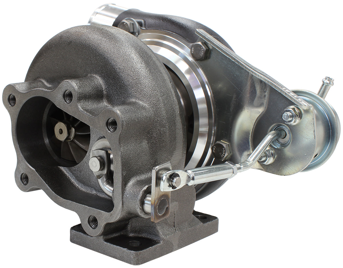 Boosted 5447.86 T28 Flange 5 Bolt Outlet GTX2871 Black AF8005-2006BLK - Aeroflow