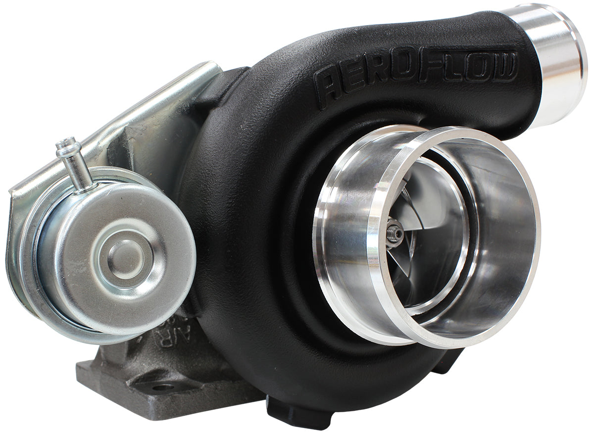 Boosted 5447.86 T28 Flange 5 Bolt Outlet GTX2871 Black AF8005-2006BLK - Aeroflow