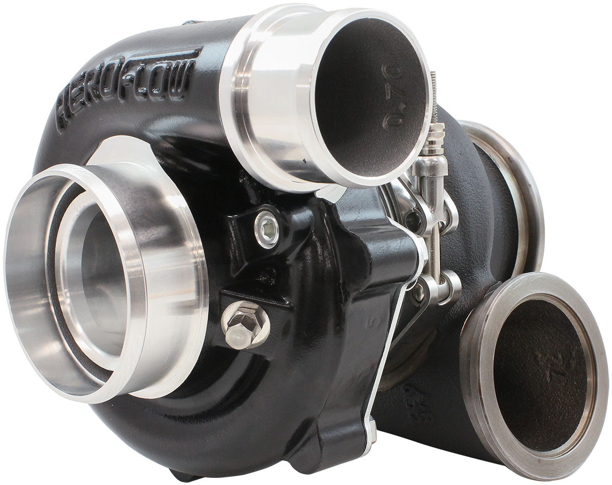 Boosted 4849.72 V-Band Flange V-Band Outlet G25-550 Black AF8005-2010BLK - Aeroflow
