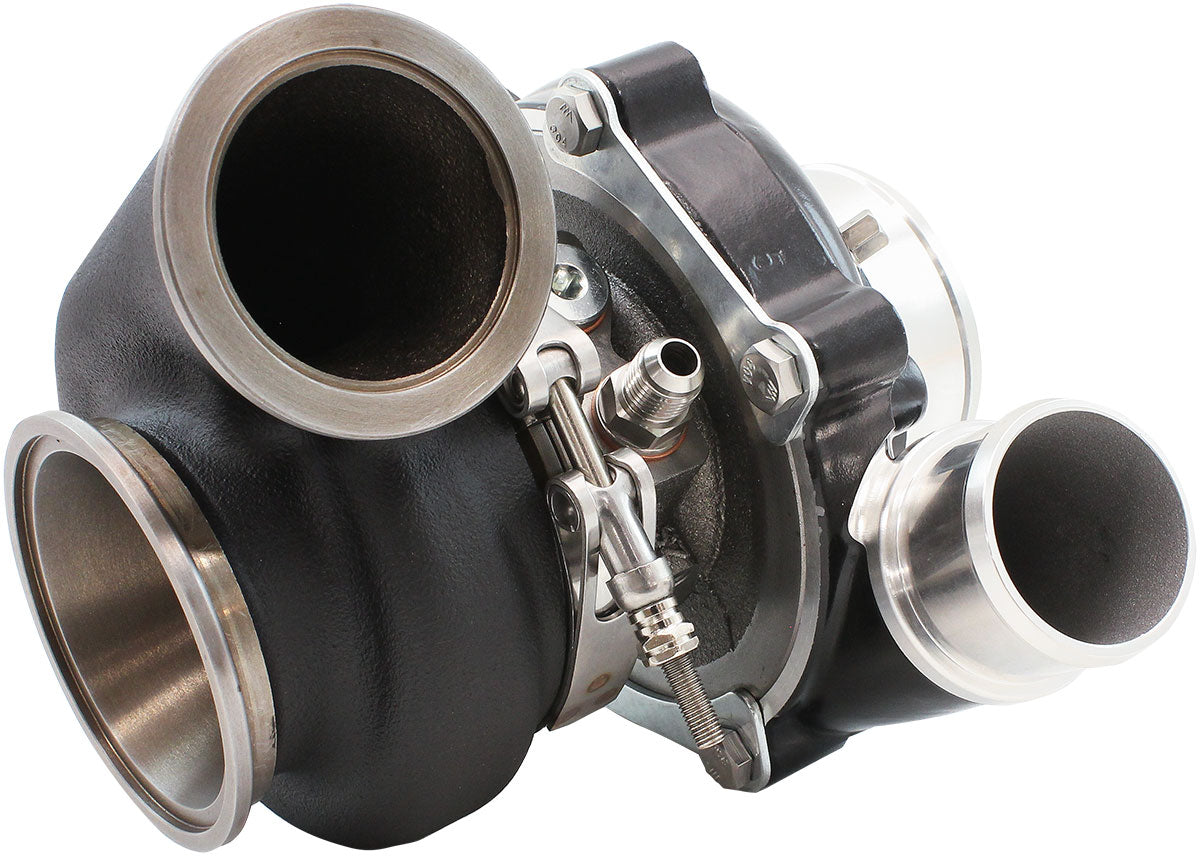 Boosted 4849.72 V-Band Flange V-Band Outlet G25-550 Black AF8005-2010BLK - Aeroflow