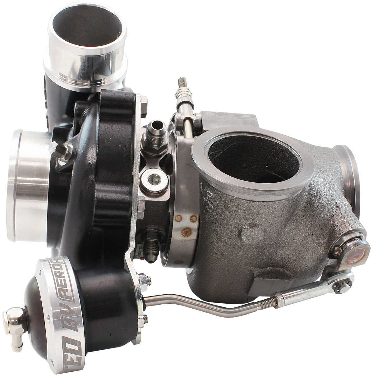 Boosted 4849.72 V-Band Flange V-Band Outle G25-550 Black IWG AF8005-2013BLK - Aeroflow