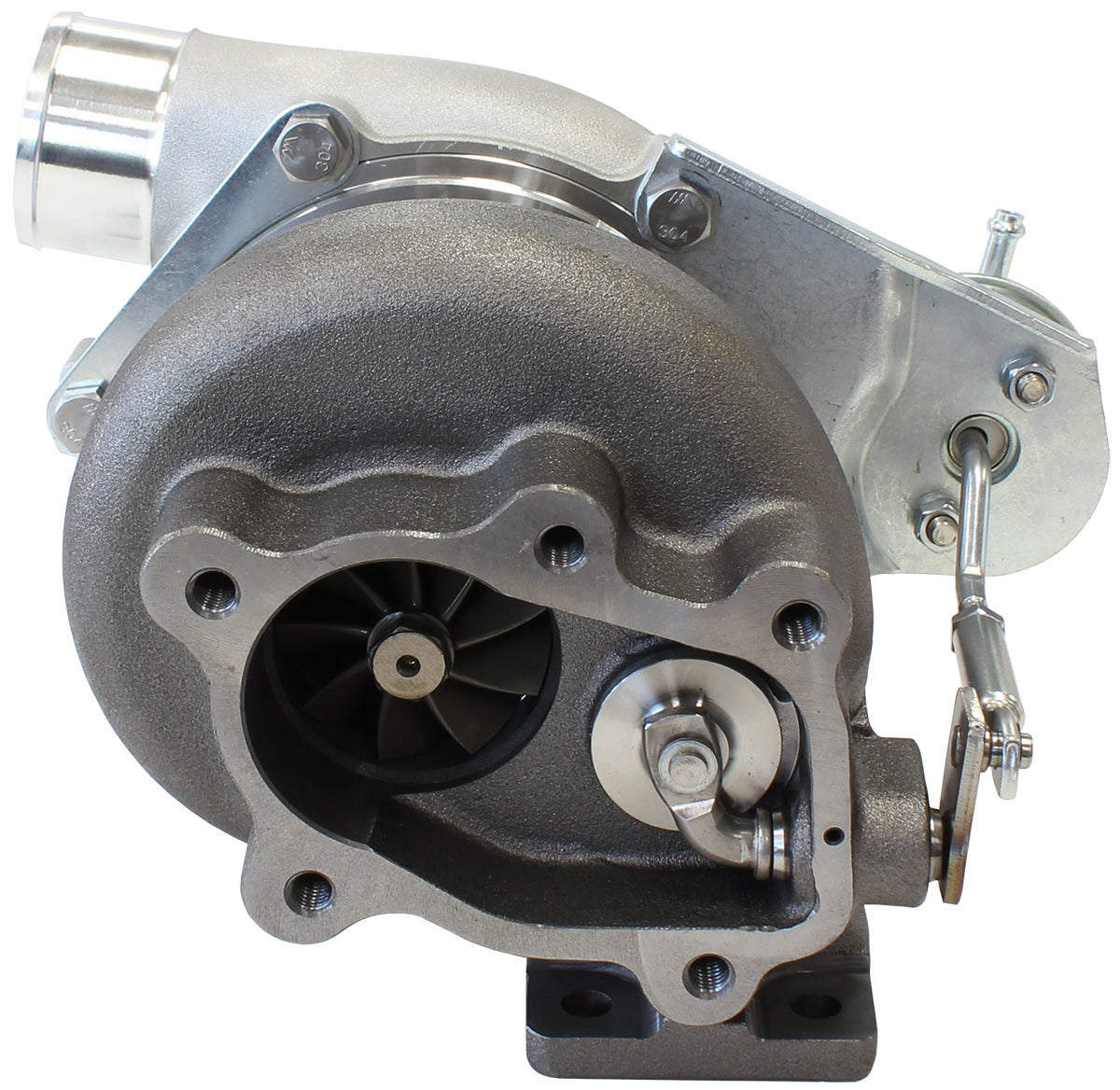 Boosted 5047.86 T28 Flange 5 Bolt Outlet GTX2867 Natural AF8005-2021 - Aeroflow