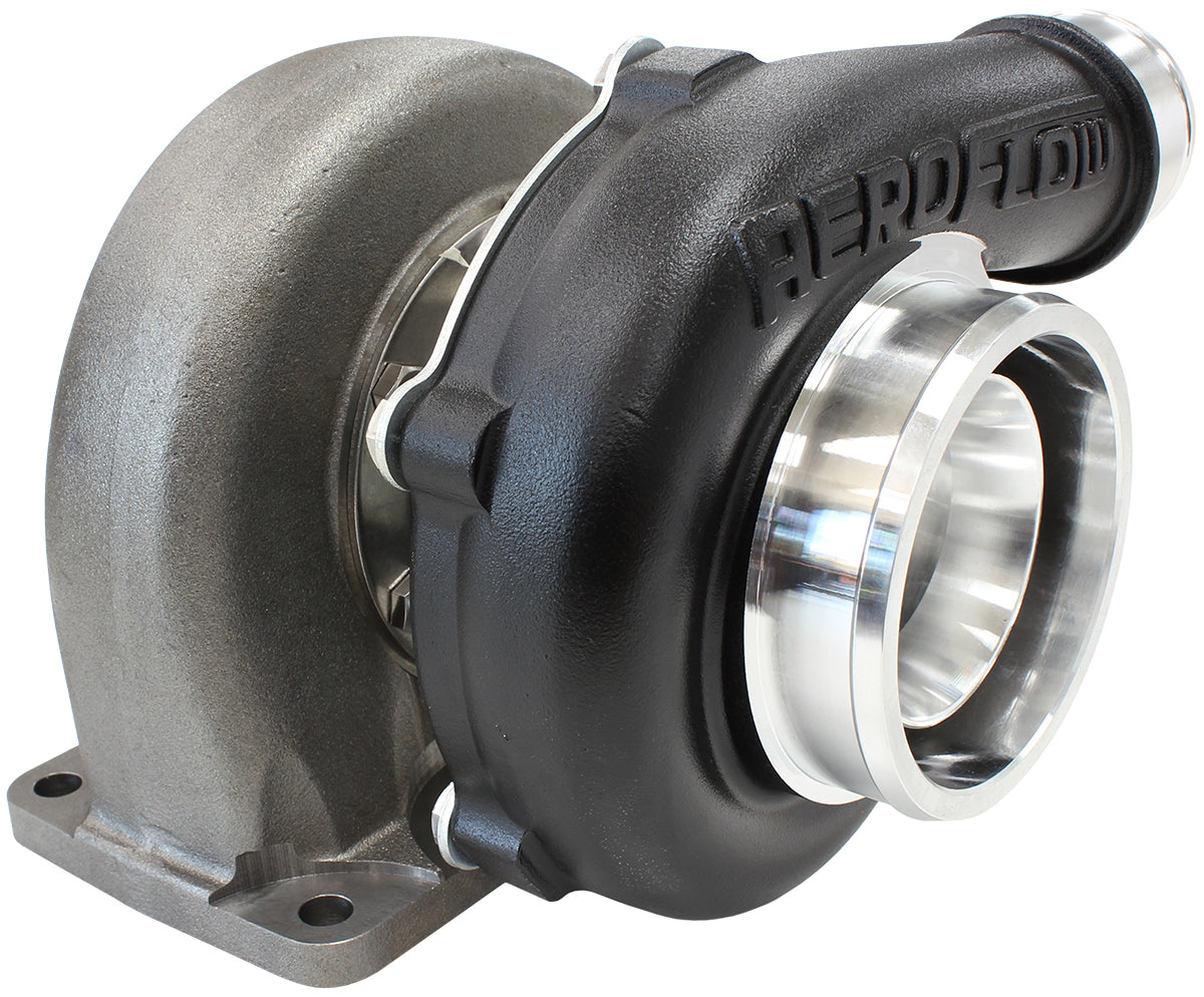 Boosted 5455 1.06 T3 Flange V-Band Outlet GTX3071 Black AF8005-3002BLK - Aeroflow