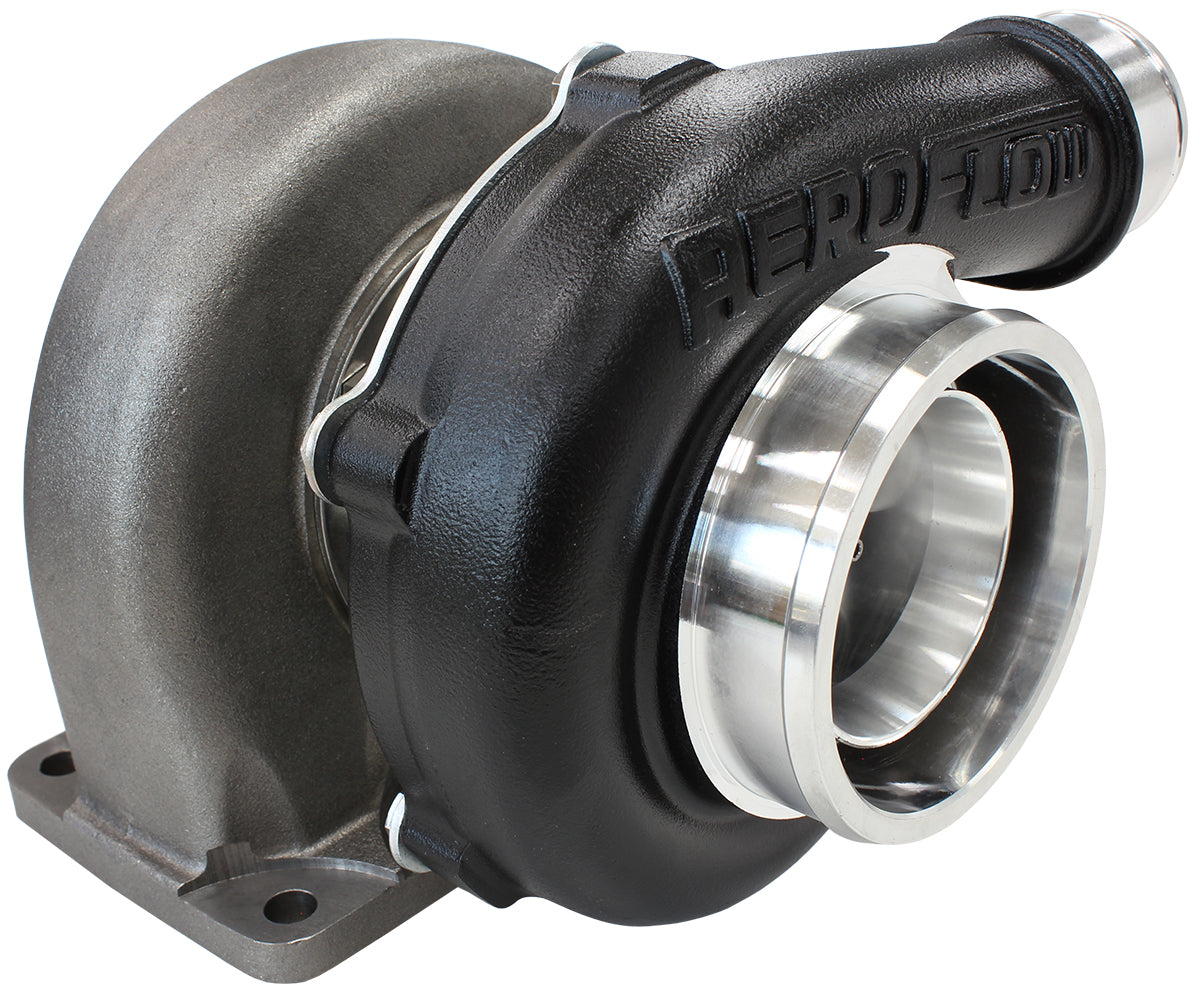 Boosted 5855 1.06 T3 Flange V-Band Outlet GTX3076 Black AF8005-3007BLK - Aeroflow