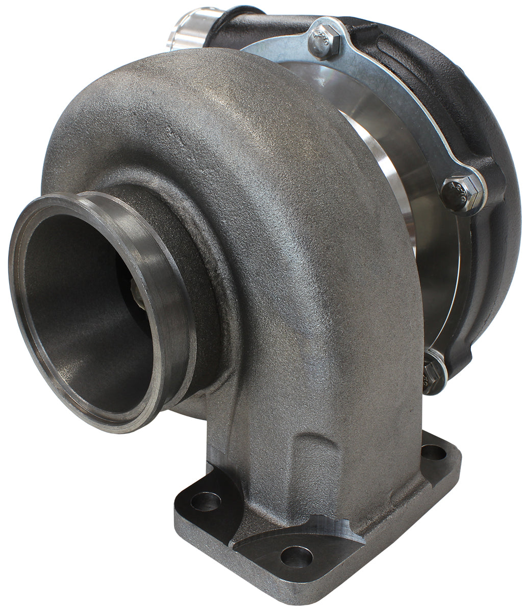 Boosted 5855 1.06 T3 Flange V-Band Outlet GTX3076 Black AF8005-3007BLK - Aeroflow