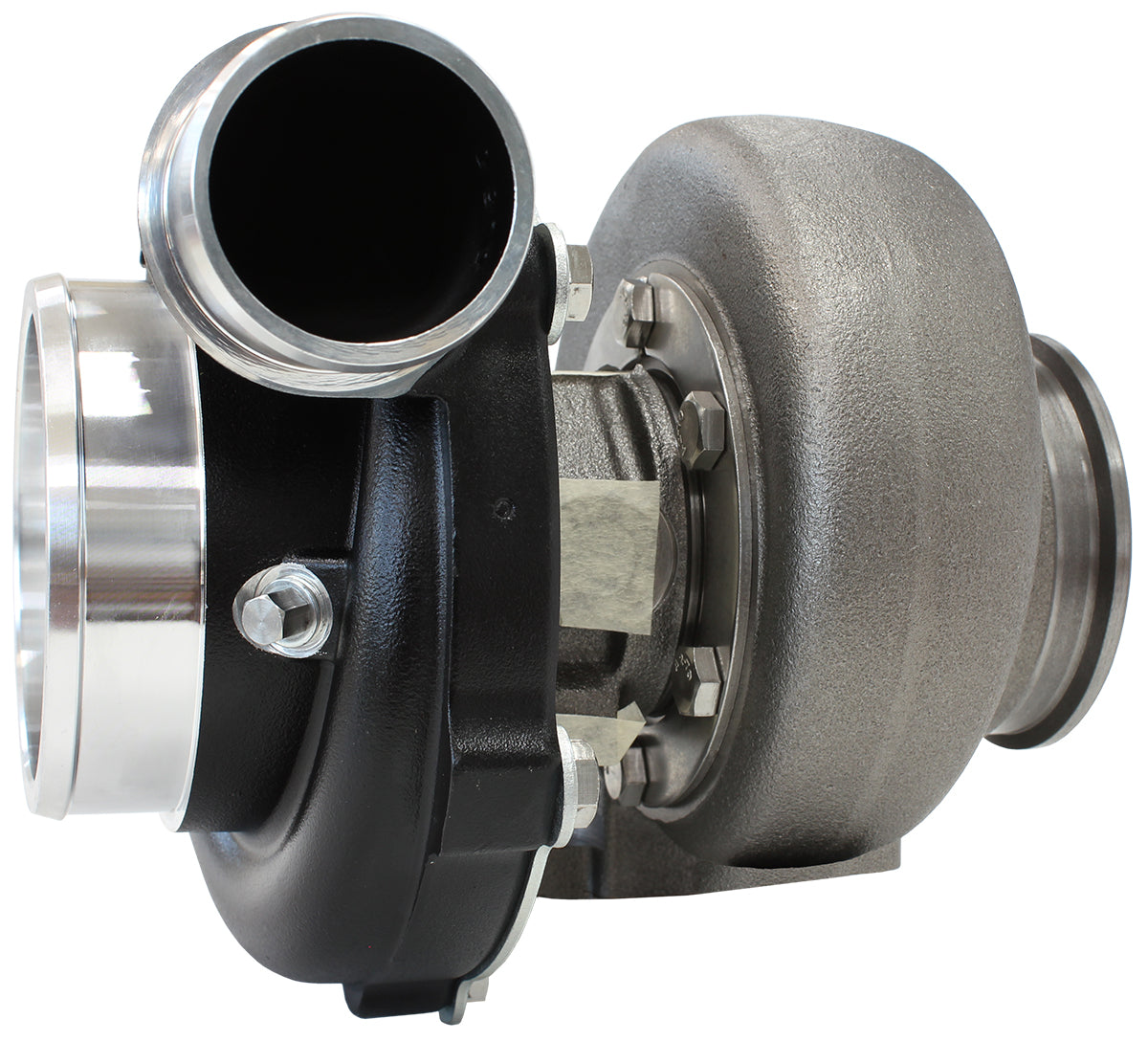 Boosted 5862 1.06 T3 Flange V-Band Outlet GTX3576 Black AF8005-3012BLK - Aeroflow
