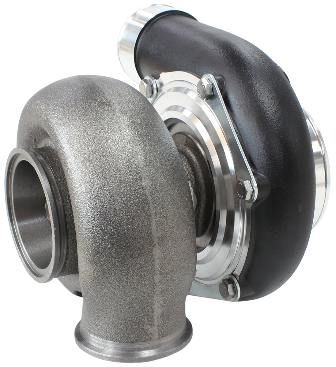 Boosted 6762 1.21 V-Band Flange V-Band Outlet GTX3584 Black AF8005-3027BLK - Aeroflow