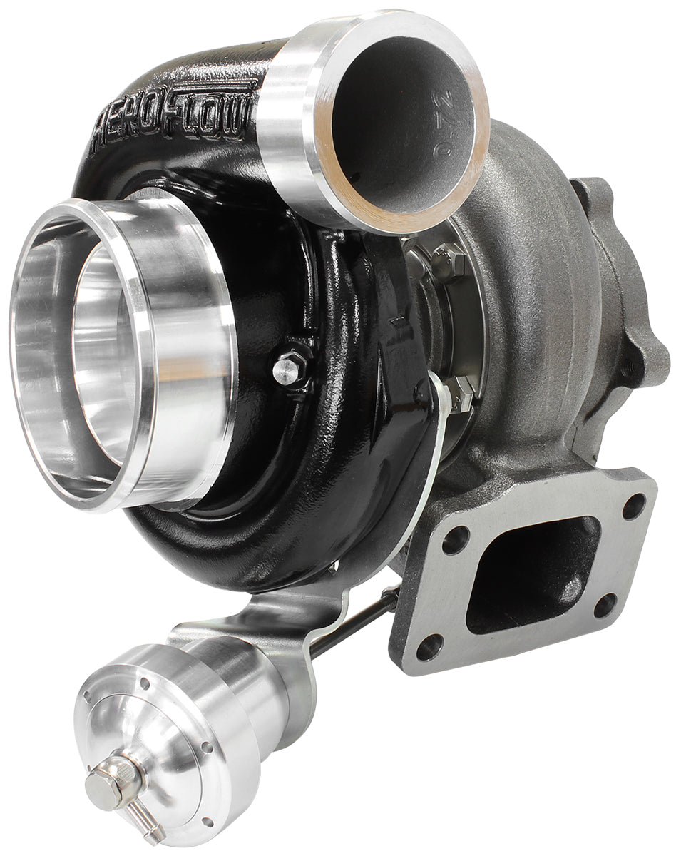 Boosted 6762 1.15 T3 XR6 FG 5 Bolt Outlet GTX3584 Black AF8005-3028BLK - Aeroflow