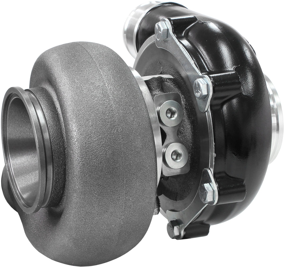 Boosted B5455 1.01 V-Band Flang V-Band Outlet G30 660 Black AF8005-3041BLK - Aeroflow