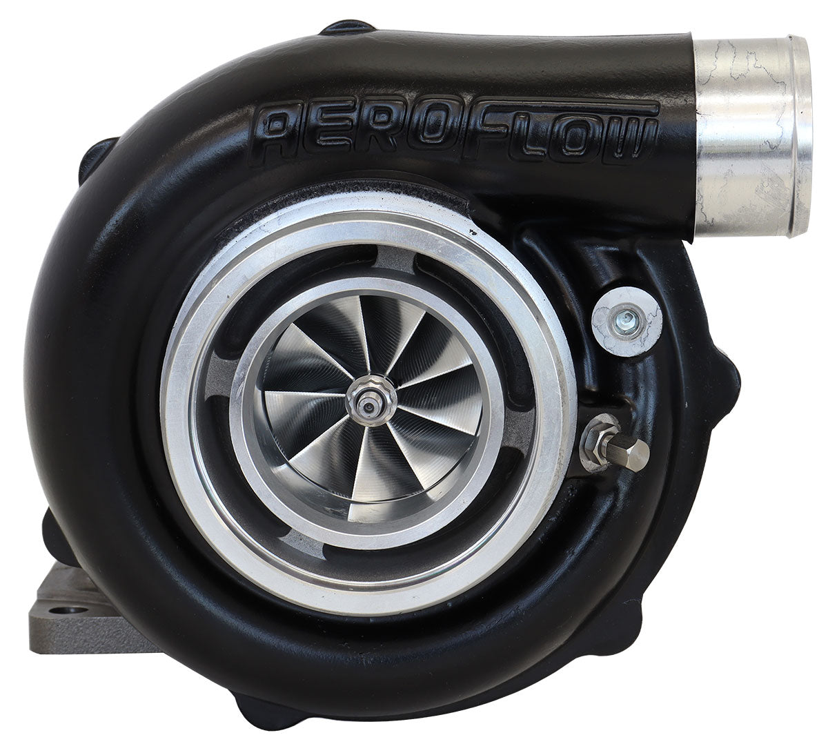 Boosted B5855.63 T3 Flange V-Band Outlet G30 770 Black AF8005-3043BLK - Aeroflow