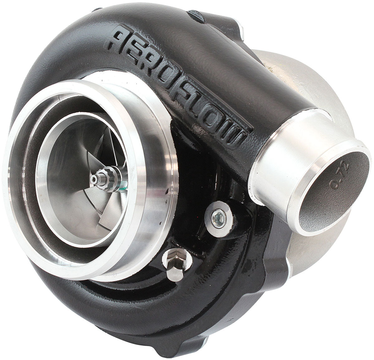 Boosted 6262.61 V-Band Flange V-Band Outlet G35 900 Black AF8005-3063BLK - Aeroflow
