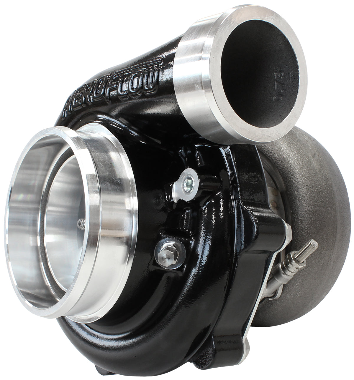 Boosted 6862.83 V-Band Flange V-Band Outlet G35 1050 Black AF8005-3072BLK - Aeroflow