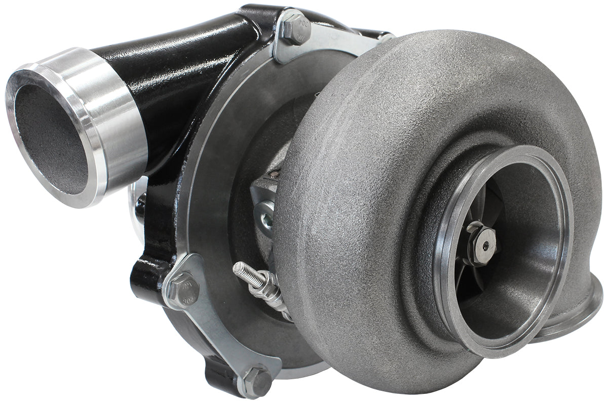Boosted 6862 1.21 V-Band Flange V-Band Outlet G35 1050 Black AF8005-3074BLK - Aeroflow