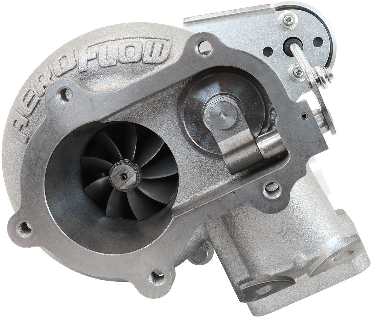 Boosted B5455.82 T3 Internal 5 Bolt Outlet G30 660 Black RB25 Skyline - AF8005-3076 Blk AF8005-3076BLK - Aeroflow