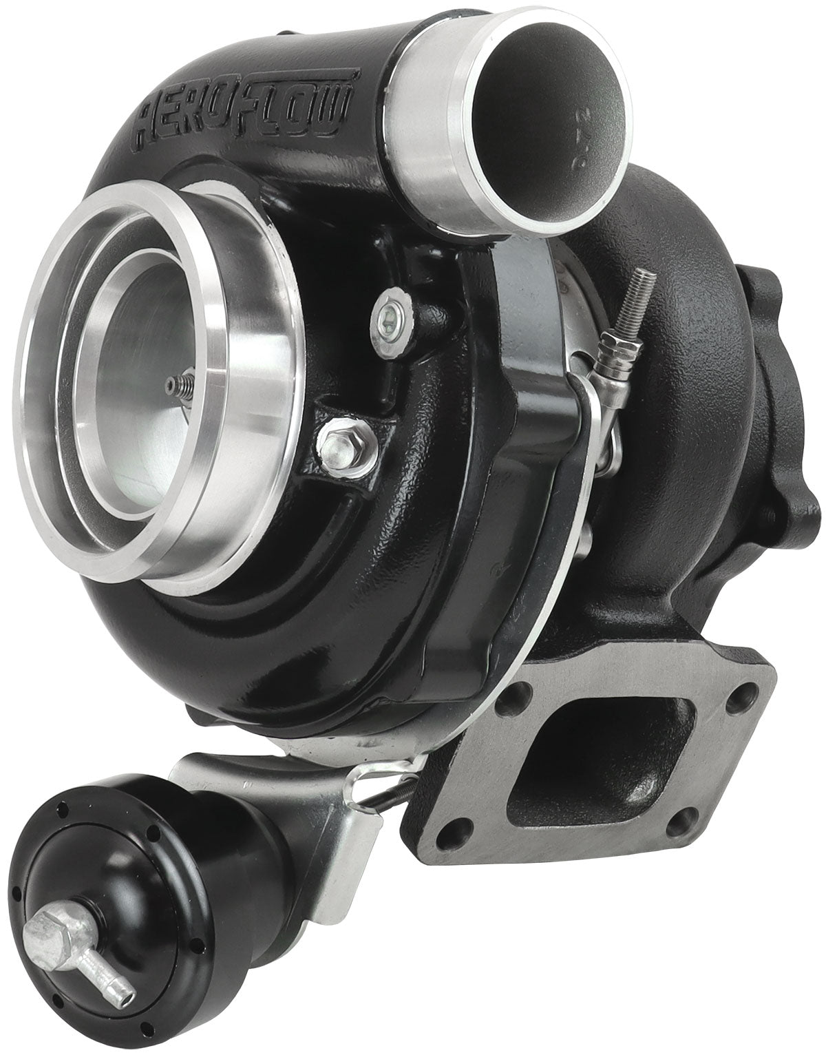 Boosted 6262 1.15 T3 XR6 FG 5 Bolt Outlet G35 900 Black AF8005-3225BLK - Aeroflow