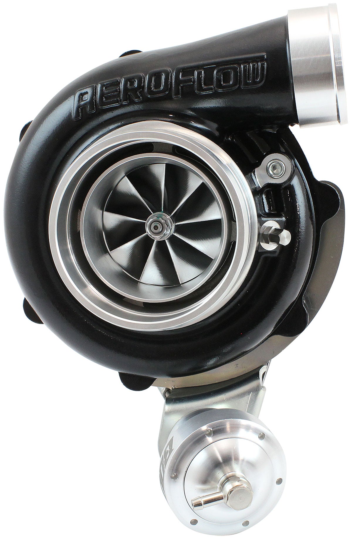 Boosted 6862 1.06 T3 XR6 FG 5 Bolt Outlet G35 1050 Black AF8005-3229BLK - Aeroflow