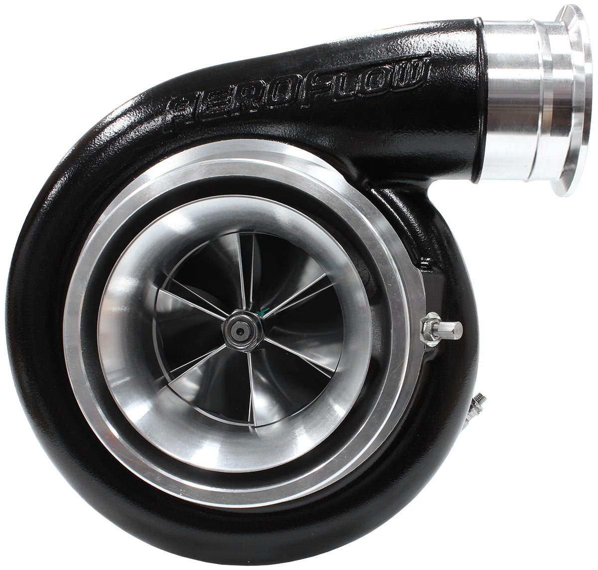 Boosted 8888 1.25 T4 Twin Entry V-Band Outlet BW S475 Natural AF8005-4001BLK - Aeroflow