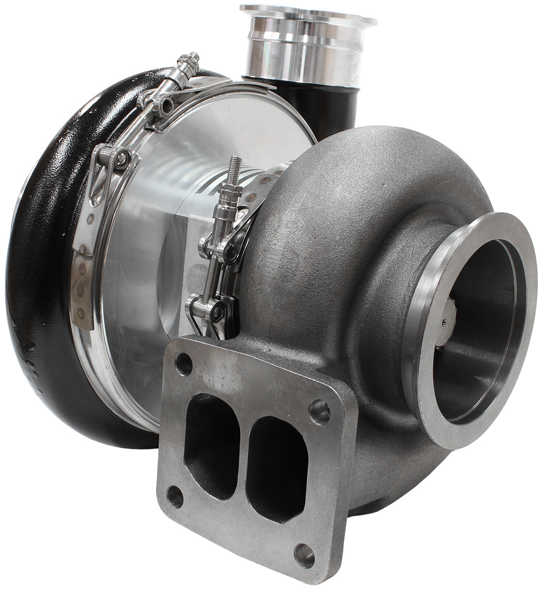 Boosted 8888 1.25 T4 Twin Entry V-Band Outlet BW S475 Natural AF8005-4001BLK - Aeroflow