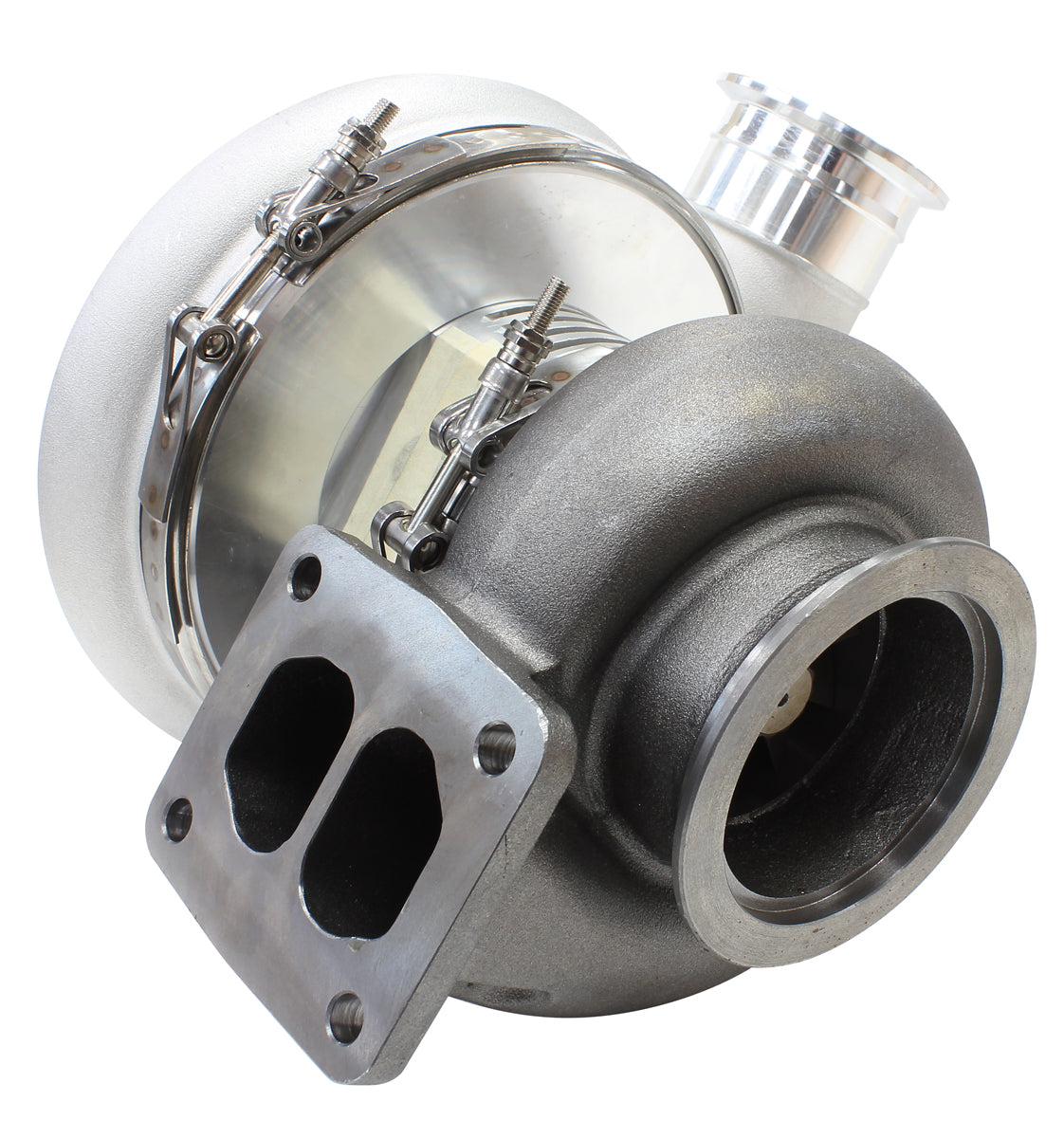 Boosted 8075 1.10 T4 Twin Entry V-Band Outlet BB S480 Natural AF8005-4018 - Aeroflow