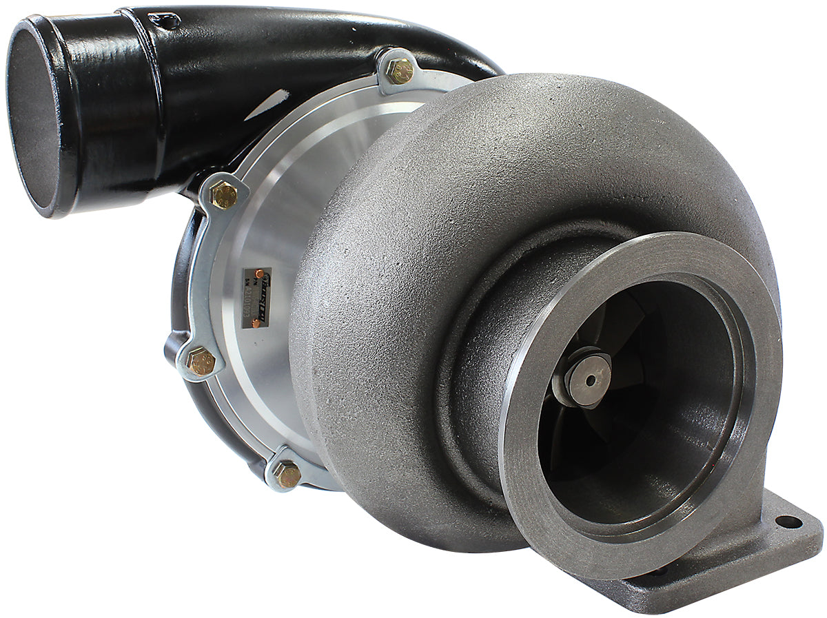 Boosted 7875 1.25 T4 Flange BB V-Band Outlet Gen 2 Black AF8005-4021BLK - Aeroflow