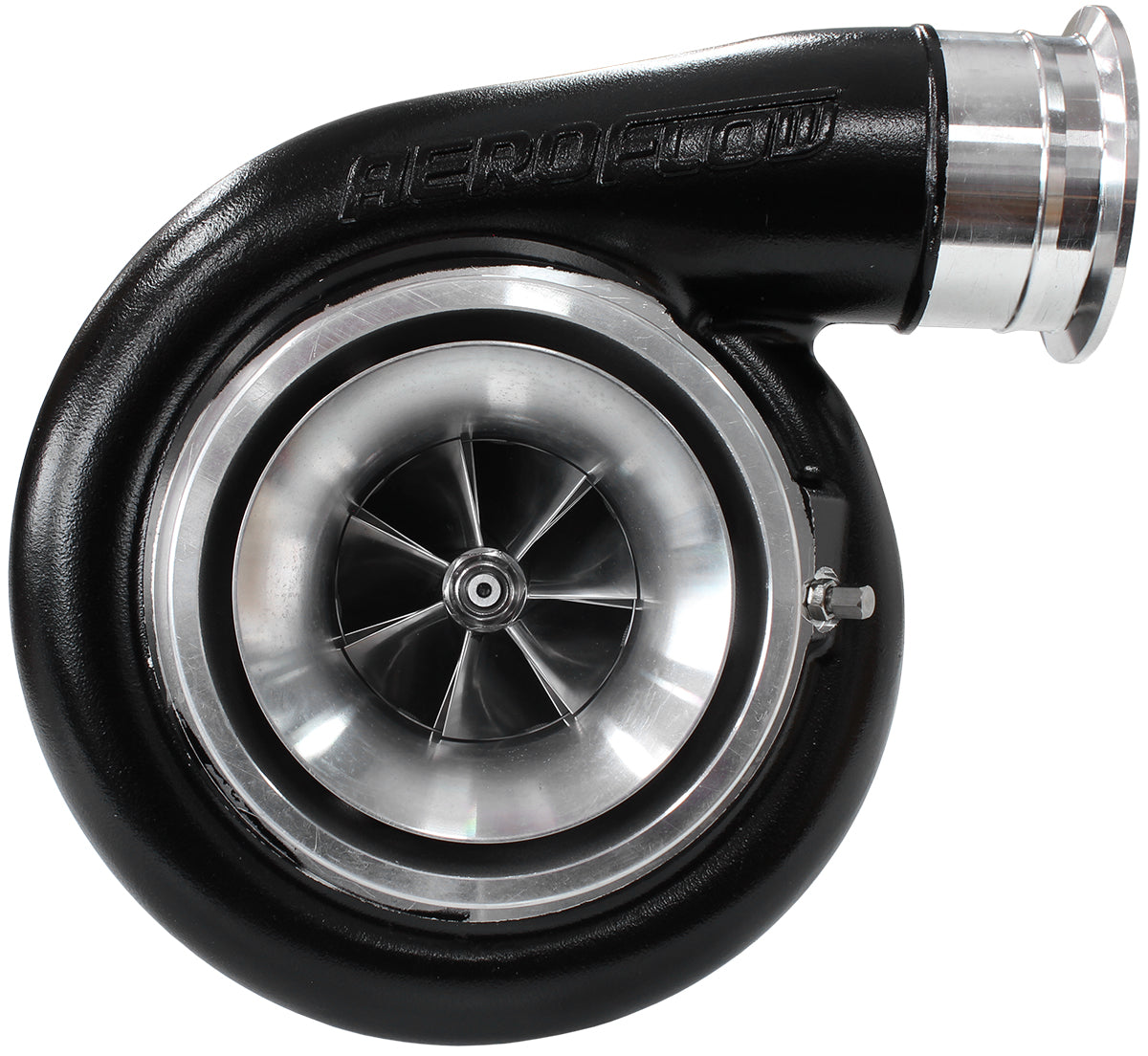 Boosted 7588 1.25 T4 Twin Entry V-Band Outlet BW S475 Black AF8005-4027BLK - Aeroflow