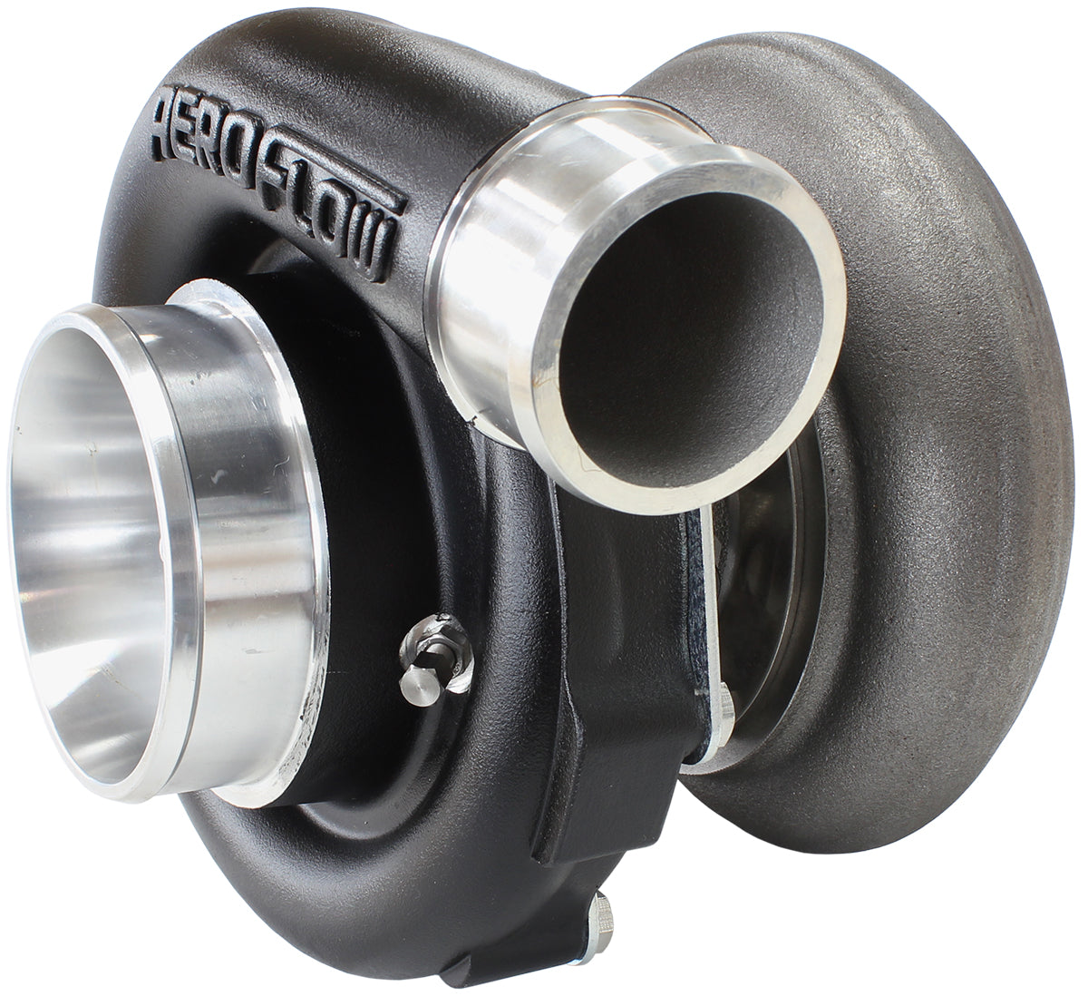 Boosted 7875.96 V-Band Flange V-Band Outlet Gen 1 Black AF8005-4030BLK - Aeroflow