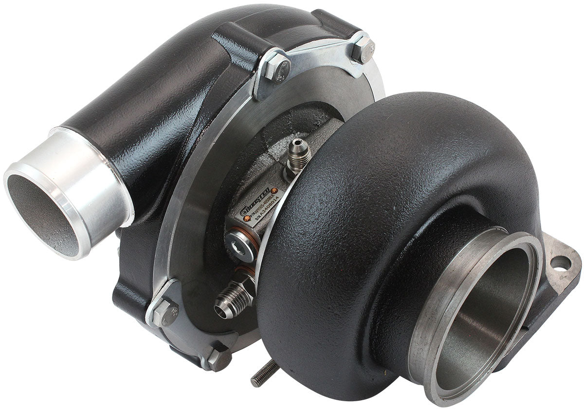 Boosted 6262 1.01 T4 Flange V-Band Outlet G35 900 Black AF8005-4050BLK - Aeroflow