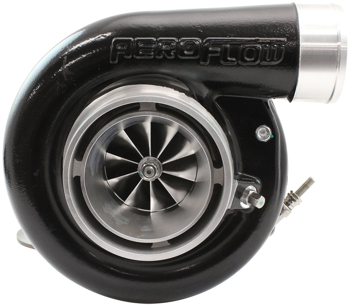Boosted 6270.85 V-Band Inlet V-Band Outlet G40 900 Black AF8005-4059BLK - Aeroflow