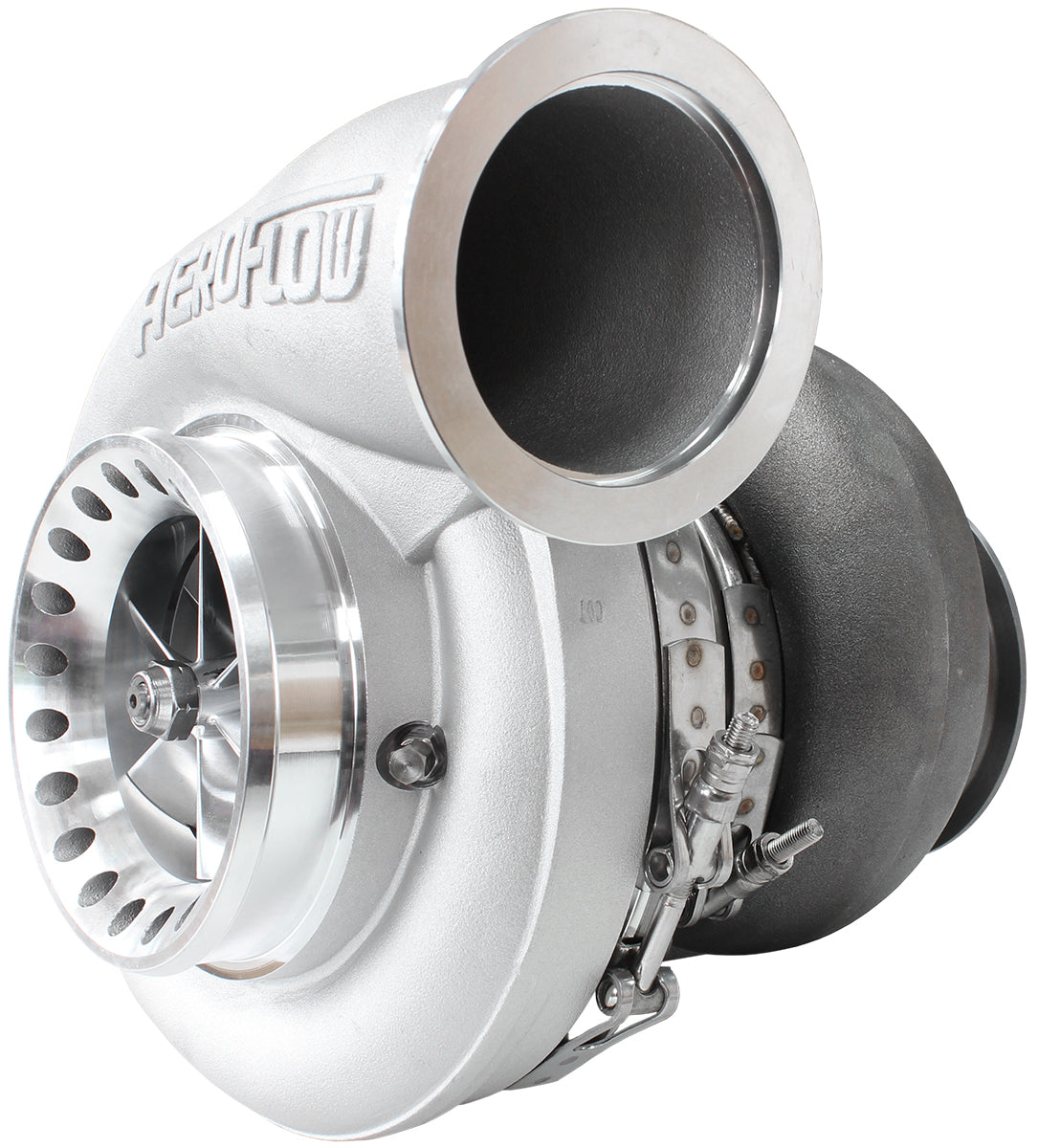 Boosted 8888 1.25 T4 Twin Entry V-Band Outlet BW S475 Natural AF8006-4001 - Aeroflow