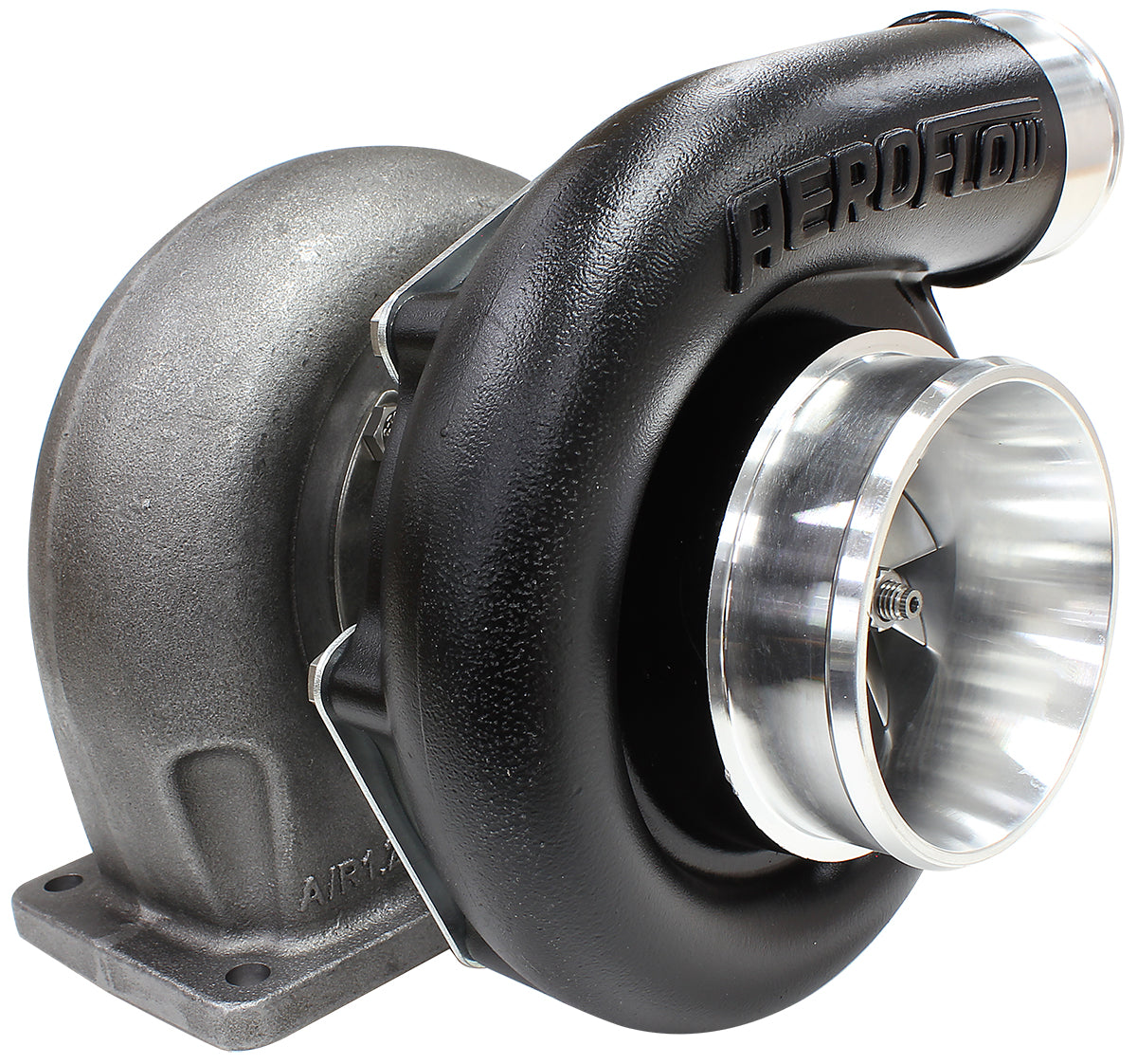 Boosted 7875 1.25 T4 Flange V-Band Outlet Gen 1 Black AF8006-4011BLK - Aeroflow