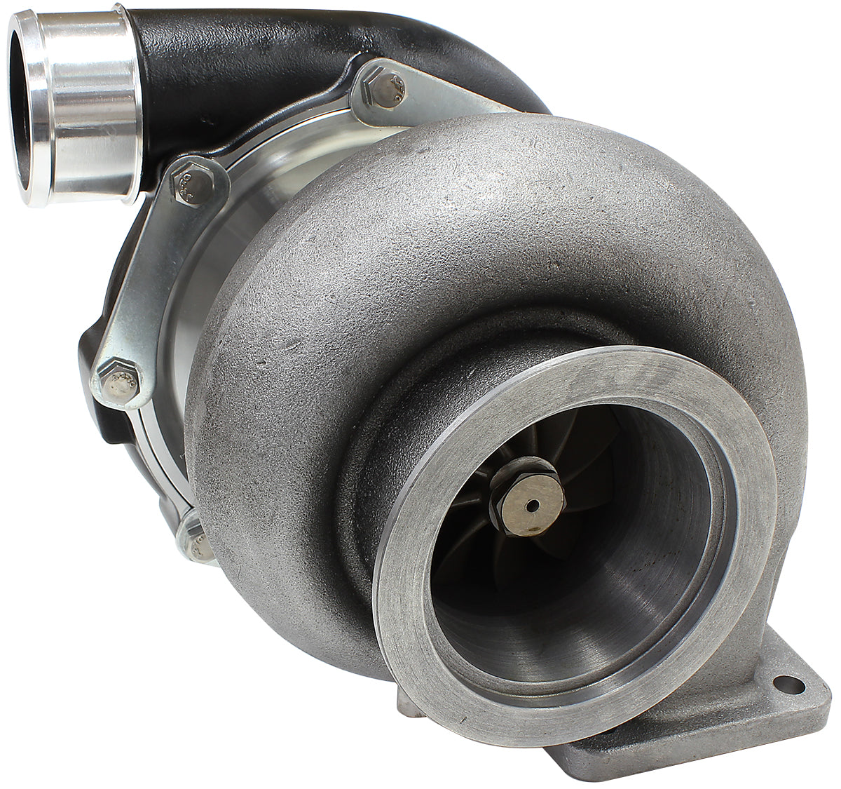 Boosted 7875 1.25 T4 Flange V-Band Outlet Gen 1 Black AF8006-4011BLK - Aeroflow