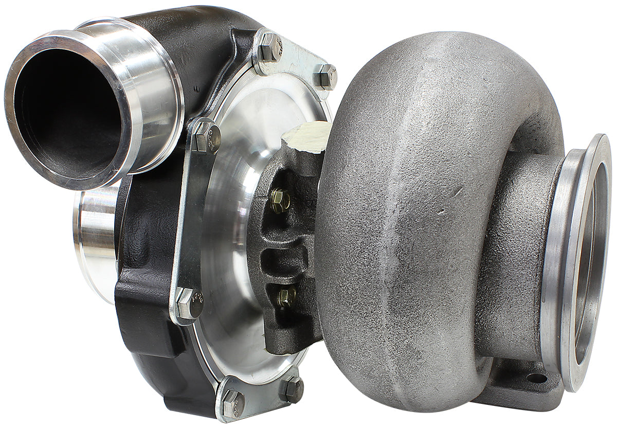 Boosted 7875 1.25 T4 Flange V-Band Outlet Gen 1 Black AF8006-4011BLK - Aeroflow