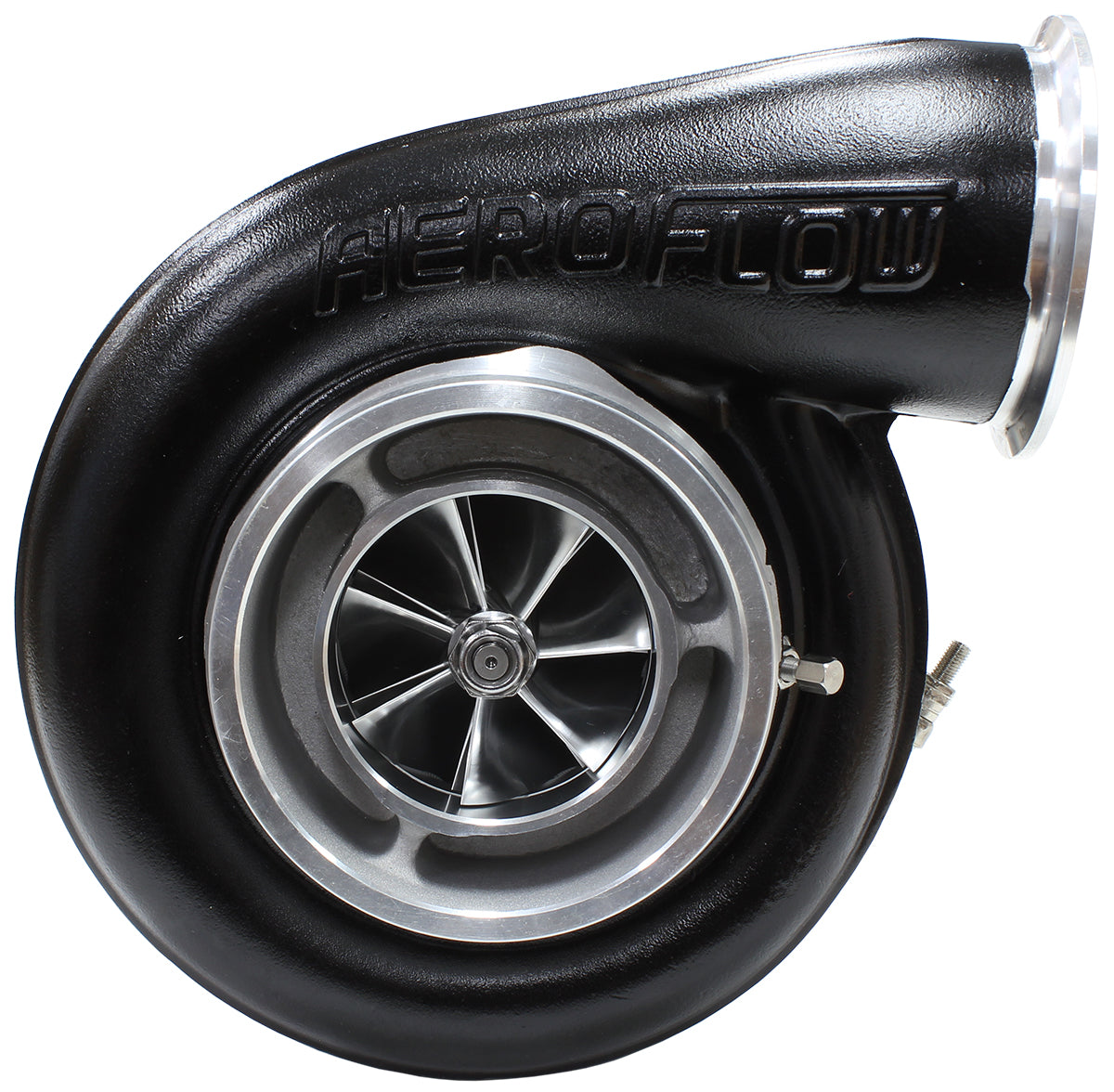 Boosted 7575 1.10 T4 Twin Entry V-Band Outlet BW S475 Black AF8006-4017BLK - Aeroflow