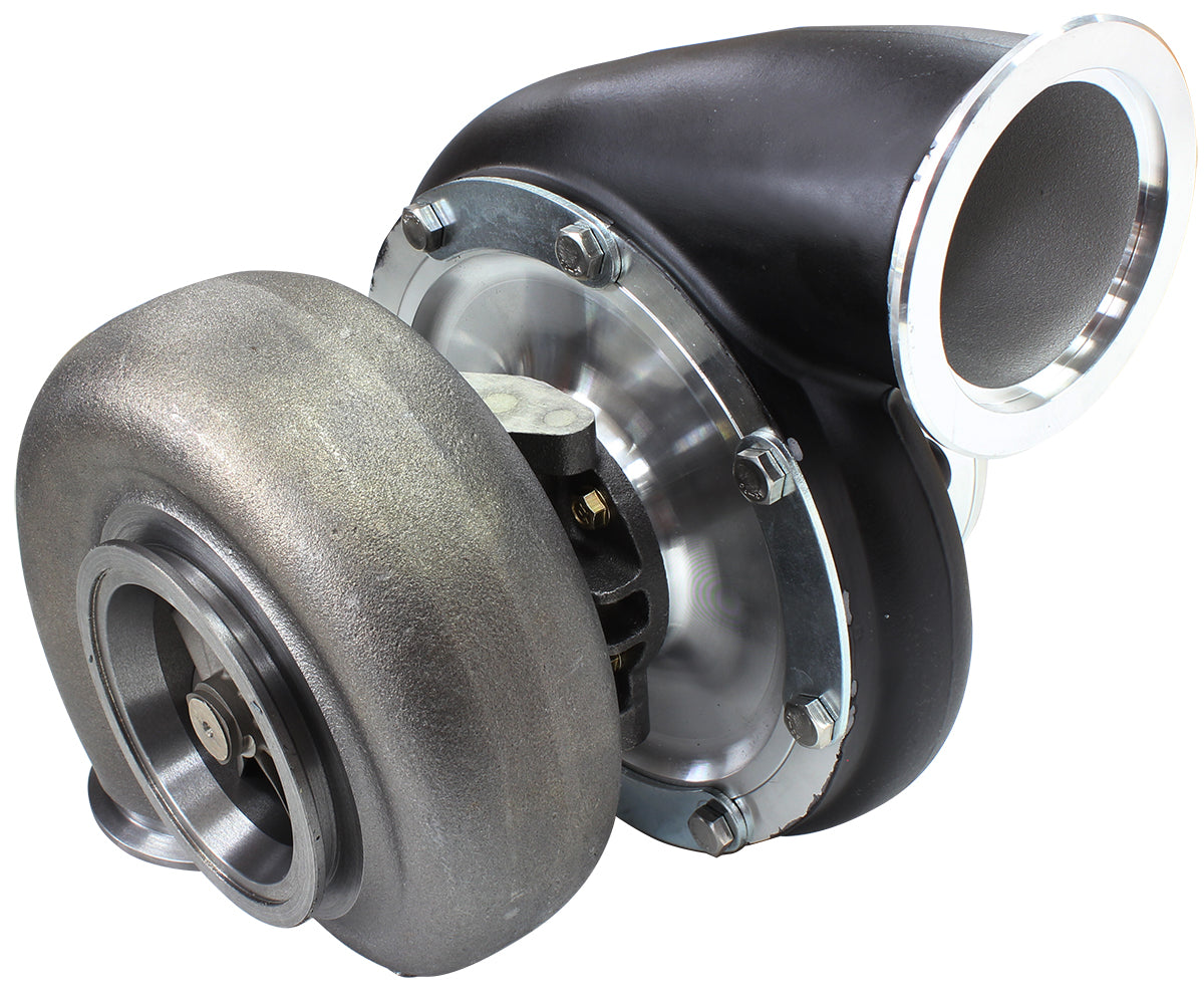 Boosted B7875 1.01 Reverse Inlet V-Band Outlet 7975 Black AF8006-4124BLK - Aeroflow
