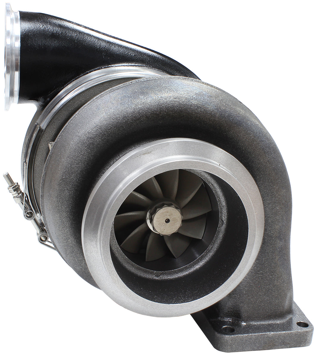 Boosted 7588 1.32 T6 Twin Entry V-Band Outlet BW S475 Black AF8006-6000BLK - Aeroflow