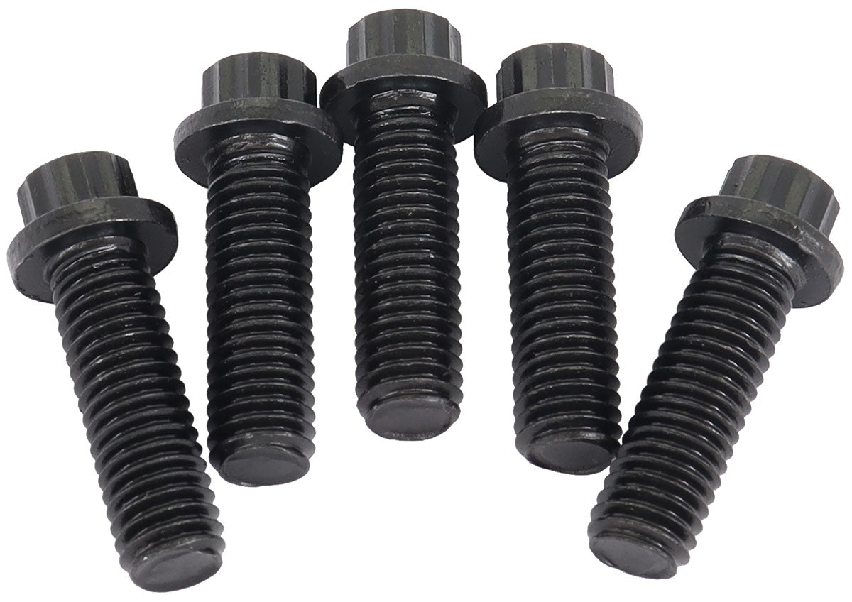 12 Point Bolt M8 x 1.25mm 5 Pack Grade 5 25mm UHL AF8059-1005 - Aeroflow