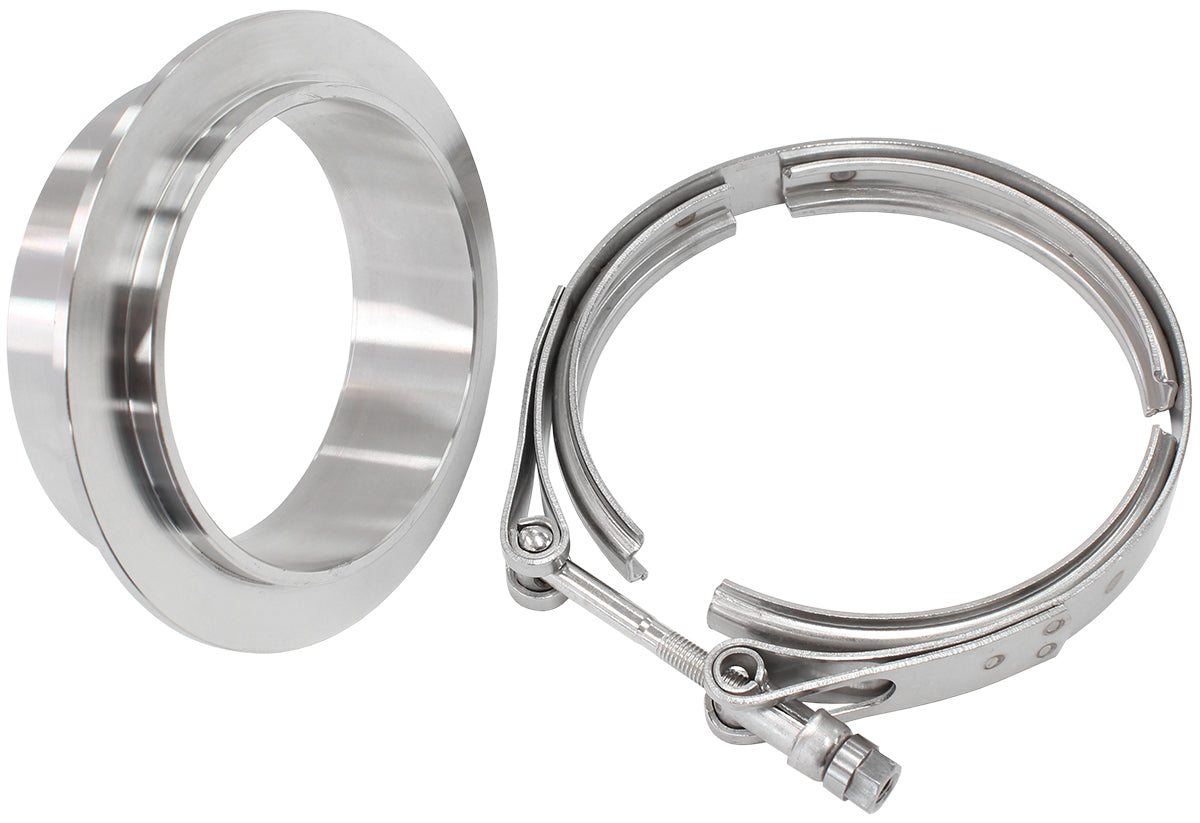 4.61" O.D SS Boosted V-Band Kit Suits 7575 7588 S/S V-Band T/O AF8080-1027 - Aeroflow