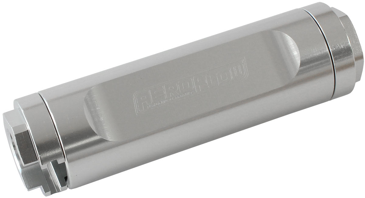 Dual Push On EFI Fuel Fitting 3/8 Both Sides Hose Rail LS AF809-02S - Aeroflow