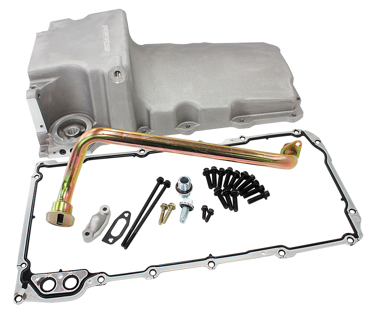 LS Retro Fit Rear Sump Oil Pan 6 Qrt With Filter Pan AF82-2301 - Aeroflow