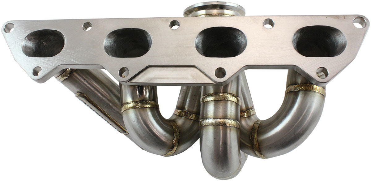 Mitsubishi Evo 4G63 GT30 Vbands/S Mani Low Mount 1-1/4" Run AF8407-1100 - Aeroflow