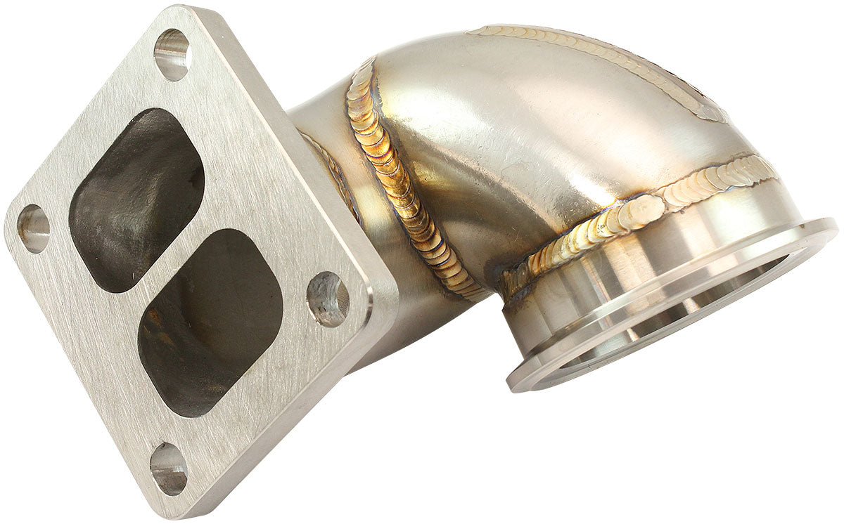 GM LS S/S T4 Twist Mount Adapt V-Band To T4 Turbo Manifold AF8470-2000 - Aeroflow