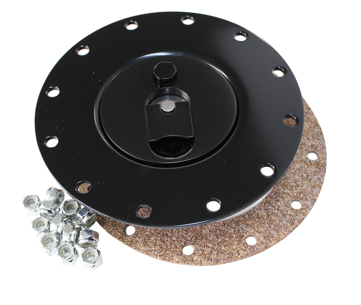 Black Aluminium Fuel Cap Rci Cap-Gasket-Bolts Rci Cell AF85-2005BLK - Aeroflow