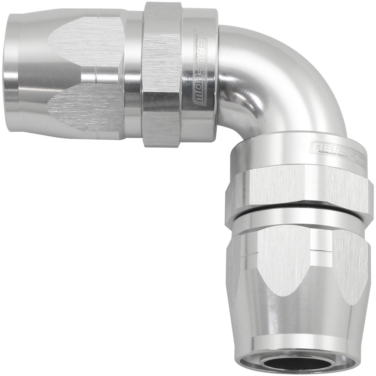 90 Deg -12AN To -12AN Cutter Full Flow Double Hose Ends AF853-12-12S - Aeroflow