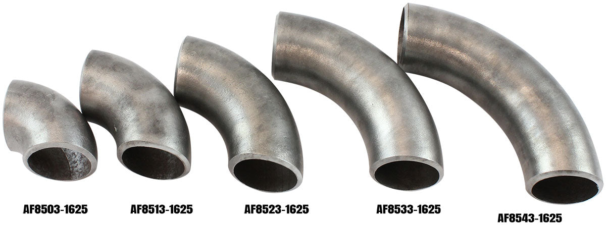 1-3/8" Steam Pipe 90 Deg 2.5D Radius Bend Turbo Manifold Exh AF8533-1625 - Aeroflow