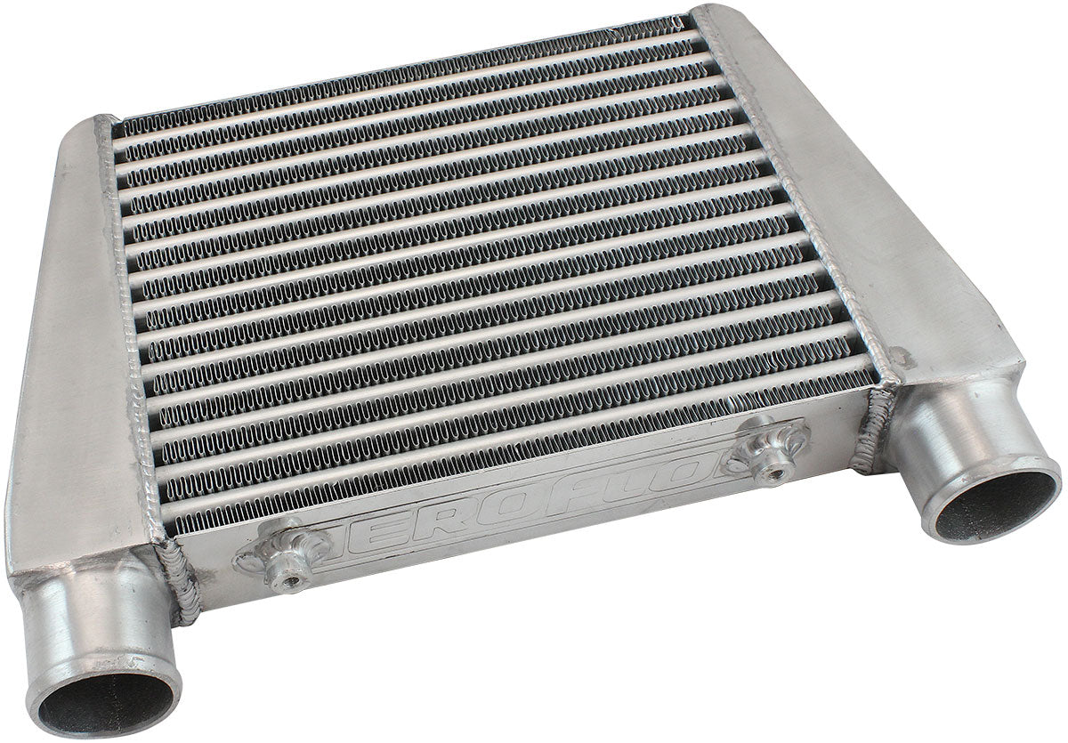 V-Mount Street Intercooler 330 x 280 x 76mm 2.5" Silver AF90-1015 - Aeroflow